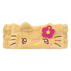 Japan Sanrio Hair Band with Ears - Hello Kitty : Heart Eyes Tan Y2K