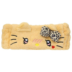 Japan Sanrio Spa Headband with Ears - Hello Kitty : Heart Eyes Leopard Tan
