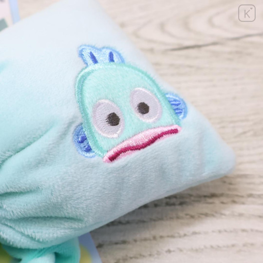 Japan Sanrio Hair Scrunchie - Hangyodon : Big Ribbon - 2