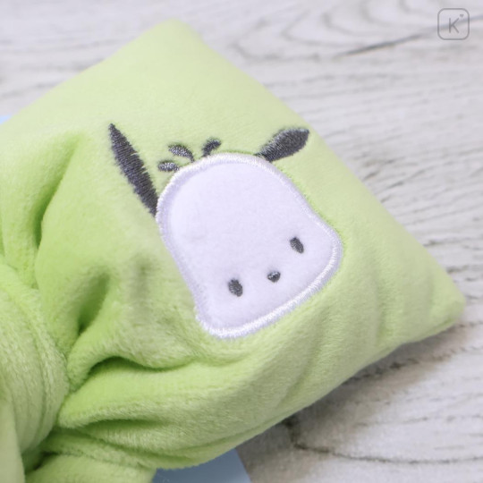 Japan Sanrio Hair Scrunchie - Pochacco : Big Ribbon - 2