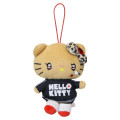 Japan Sanrio Petit Mini Mascot Holder - Hello Kitty : Heart Eyes Leopard Tan - 1