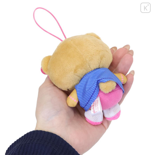 Japan Sanrio Petit Mini Mascot Holder - Hello Kitty : Heart Eyes Tan Y2K - 2