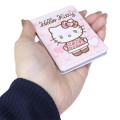 Japan Sanrio 2-sided Compact Mirror - Hello Kitty : Heart Eyes Leopard Pink - 2