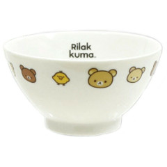 Japan San-X Rice Bowl - Rilakkuma : Characters Face