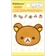 Japan San-X Versatile Iron-On and Sticker Patch - Rilakkuma : Face