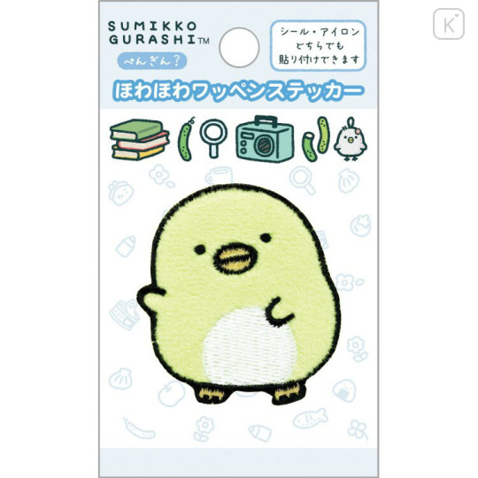 Japan San-X Versatile Iron-On and Sticker Patch - Sumikko Gurashi : Penguin? - 1