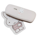 Japan Miffy Glasses Case - Miffy : Pastel Beige Brown - 1