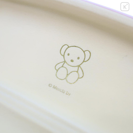 Japan Miffy Glasses Case - Miffy : Pastel Pink Brown Bear - 3