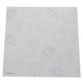 Japan Miffy Square Memo - Miffy : Pastel Grey Pink - 3