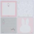 Japan Miffy Square Memo - Miffy : Pastel Pink - 4