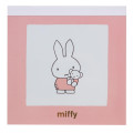 Japan Miffy Square Memo - Miffy : Pastel Pink Bear - 1
