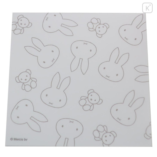 Japan Miffy Square Memo - Miffy : Pastel Pink Bear - 3