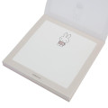 Japan Miffy Square Memo - Miffy : Pastel Beige - 2