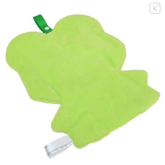 Japan Sanrio Mofumofus Fluffy Mascot Hand Towel with Loop - Keroppi : Die-cut - 2