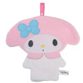 Japan Sanrio Hand Towel with Loop - My Melody : Die-cut - 1