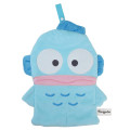Japan Sanrio Hand Towel with Loop - Hangyodon : Die-cut - 1