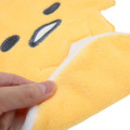 Japan Sanrio Mofumofus Fluffy Mascot Hand Towel with Loop - Gudetama : Die-cut - 3
