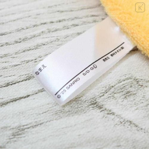 Japan Sanrio Hand Towel with Loop - Gudetama : Die-cut - 4