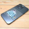 Japan Peanuts Vinyl Sticker - Snoopy & Woodstock : 3D Punipop Snow Coat - 2