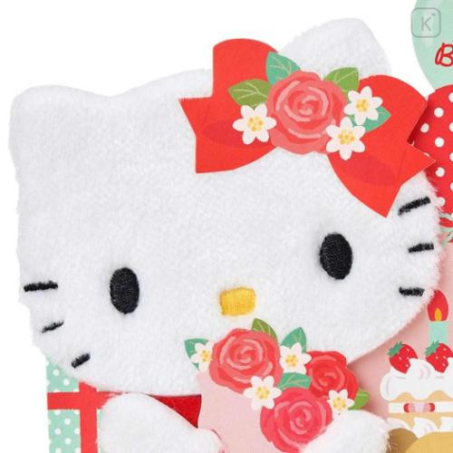 Japan Sanrio 3D Greeting Card - Hello Kitty : Happy Birthday & Music Rose - 4