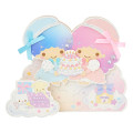 Japan Sanrio 3D Greeting Card - Little Twin Stars : Happy Birthday & Music Cake - 2