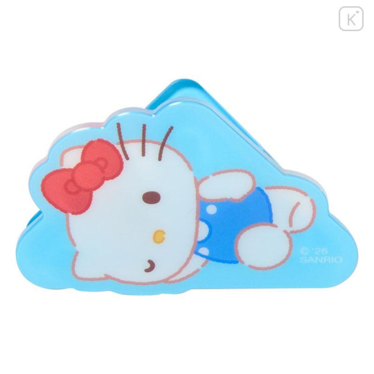 Japan Sanrio Original Acrylic Corner Clip Set - Hello Kitty : Relax - 4