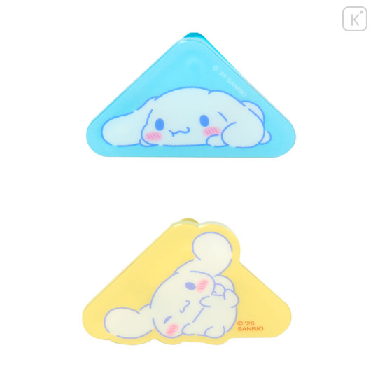 Japan Sanrio Original Acrylic Corner Clip Set - Cinnamoroll : Relax - 2
