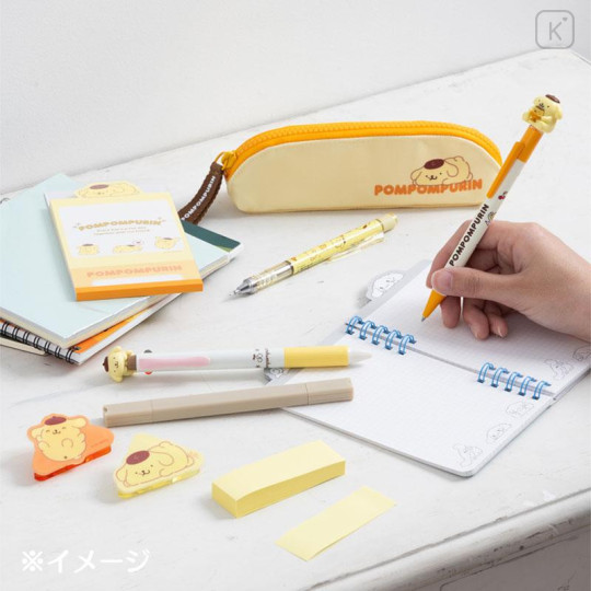 Japan Sanrio Original Acrylic Corner Clip Set - Pompompurin : Relax - 6