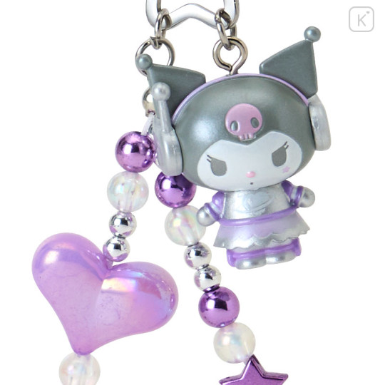Japan Sanrio Original Mascot Keychain - Kuromi : Tokimeki Planet - 2