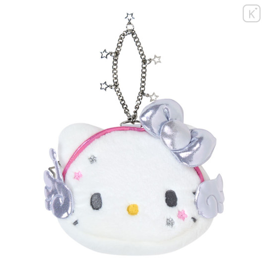 Japan Sanrio Original Face-shaped Pouch - Hello Kitty : Tokimeki Planet - 1
