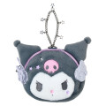Japan Sanrio Original Face-shaped Pouch - Kuromi : Tokimeki Planet - 1