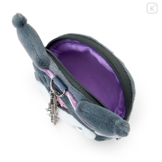 Japan Sanrio Original Face-shaped Pouch - Kuromi : Tokimeki Planet - 3