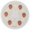Japan Miffy Water Absorbing Coaster - Miffy : Strawberry Light Yellow - 1