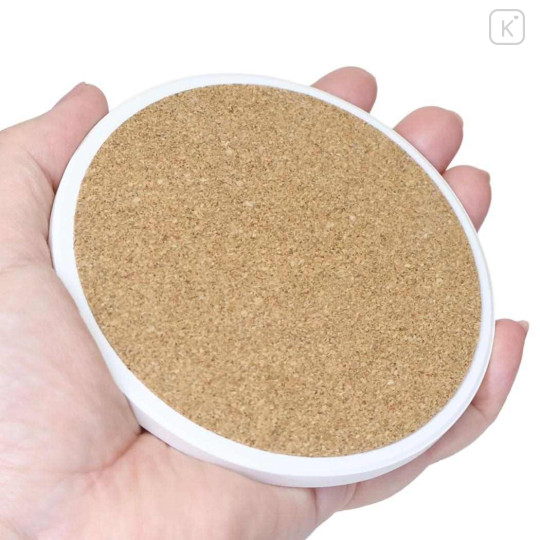 Japan Miffy Water Absorbing Coaster - Miffy : Tulip Light Pink - 2