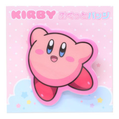 Japan Kirby Pukutto Badge - Kirby : Happy Pink