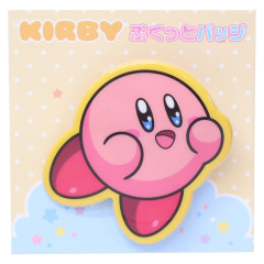 Japan Kirby Pukutto Badge - Kirby : Happy Yellow