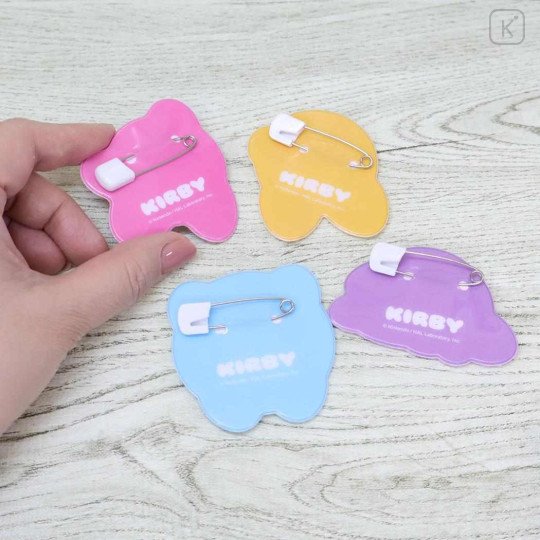Japan Kirby Pukutto Badge - Kirby : Happy Yellow - 2