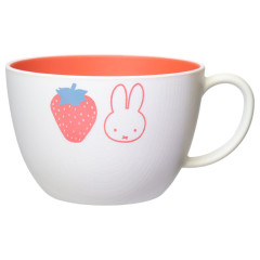 Japan Miffy Soup Mug - Miffy : Strawberry Orange
