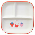 Japan Miffy Divided Plate - Miffy : Strawberry - 1