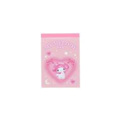 Japan Sanrio Mini Notepad - My Melody : Dream Heart Purple
