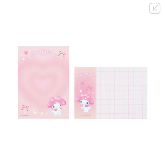 Japan Sanrio Mini Notepad - My Melody : Dream Heart Purple - 3