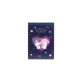 Japan Sanrio Mini Notepad - Kuromi & My Melody : Dream Heart Black - 1