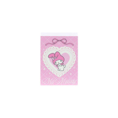 Japan Sanrio Mini Notepad - My Melody : Ribbon Pink