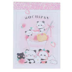 Japan Kamio Mini Notepad - Mochi Mochi Panda : Strawberry Parfait