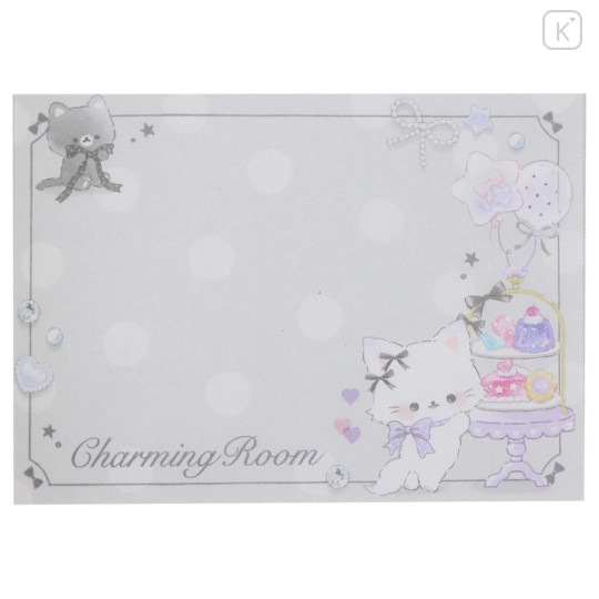 Japan Q-LiA Mini Notepad - Cat Charming Room - 3