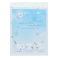 Japan Q-LiA Mini Notepad - White Bird Shimaenaga - 1
