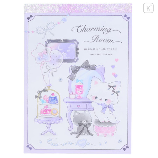 Japan Q-LiA A6 Notepad - Cat Charming Room - 1