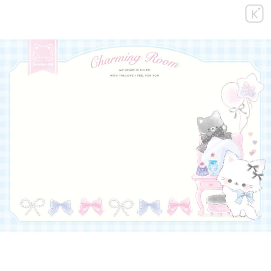 Japan Q-LiA A6 Notepad - Cat Charming Room - 3