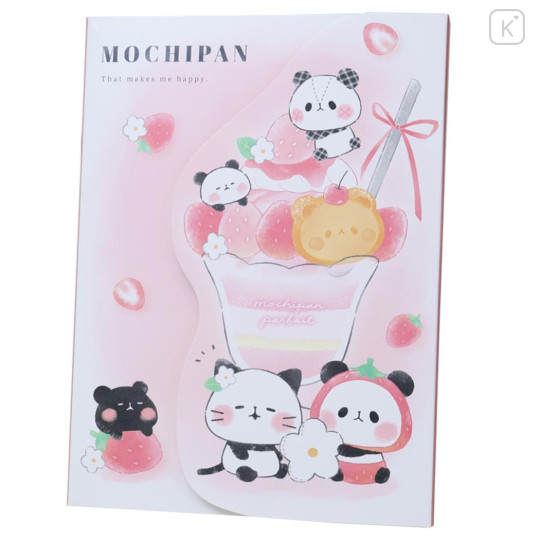 Japan Kamio A6 Notepad - Mochi Mochi Panda : Strawberry Parfait - 1