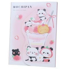 Japan Kamio A6 Notepad - Mochi Mochi Panda : Strawberry Parfait
